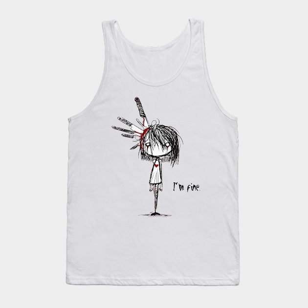 I'm Fine Tank Top by V